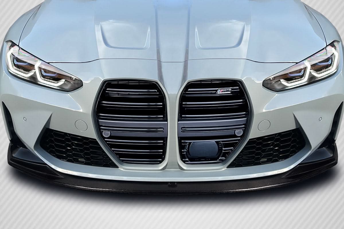 2021-2025 BMW M3 G80 M4 G82 N-Driven Style Front Lip Spoiler - Carbon Fiber