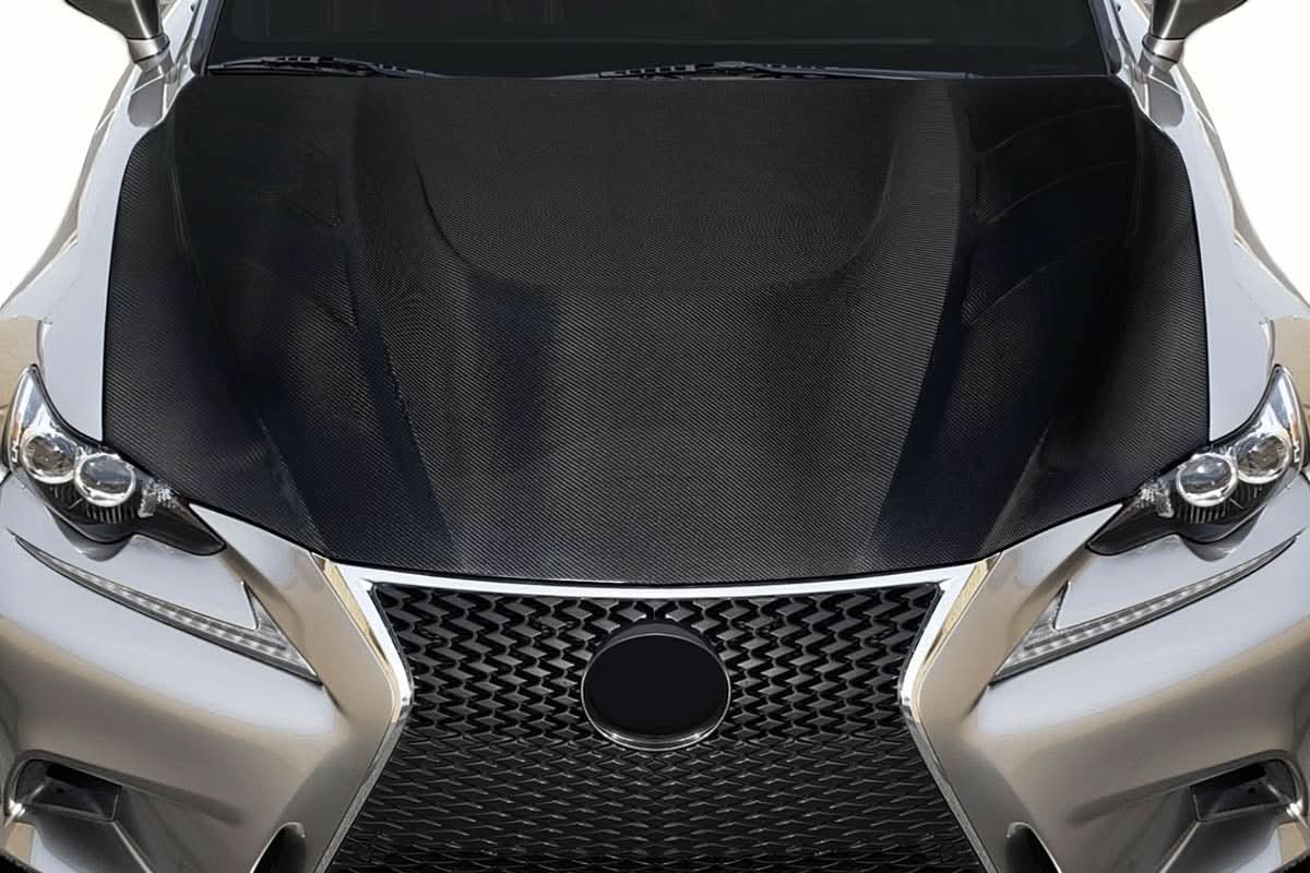 2014-2020 Lexus IS200T IS300 IS350 Akiyama Style Hood - Carbon Fiber