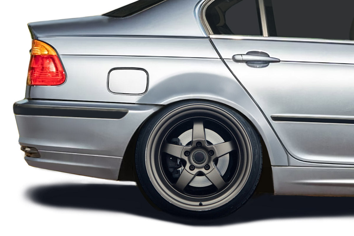 1999-2005 BMW 3 Series E46 4DR Duraflex Alpine Speed Rear Fenders ( +30MM ) - 2 Pieces