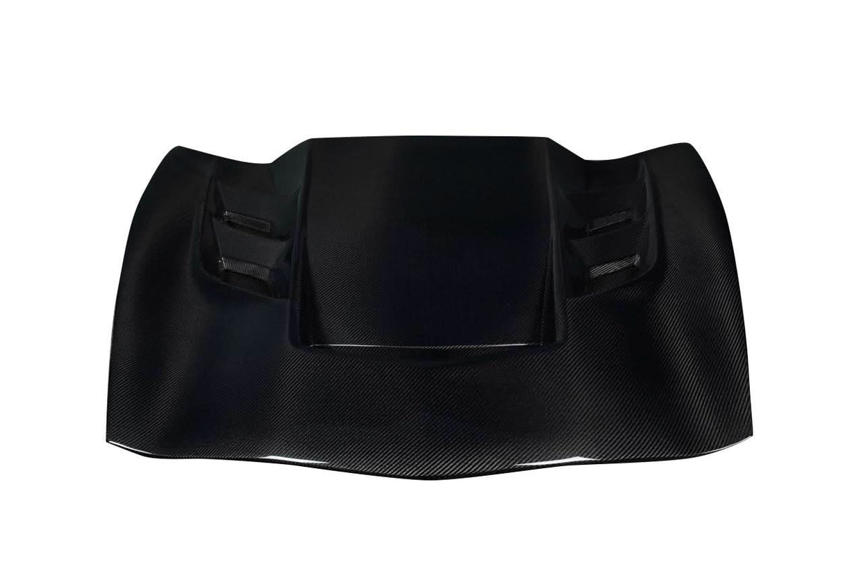 2014-2019 Chevrolet Corvette C7 Eagle Eye Style Hood - Carbon Fiber