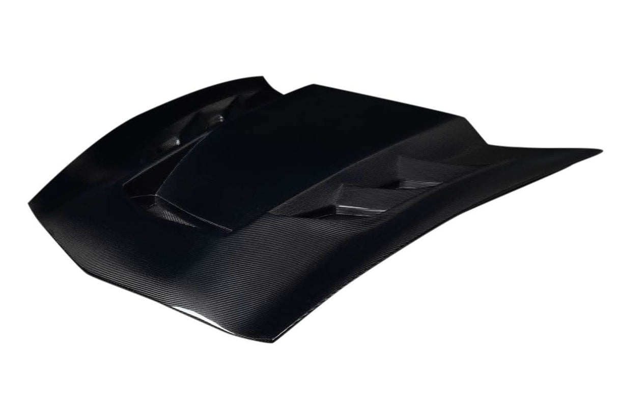 2014-2019 Chevrolet Corvette C7 Eagle Eye Style Hood - Carbon Fiber