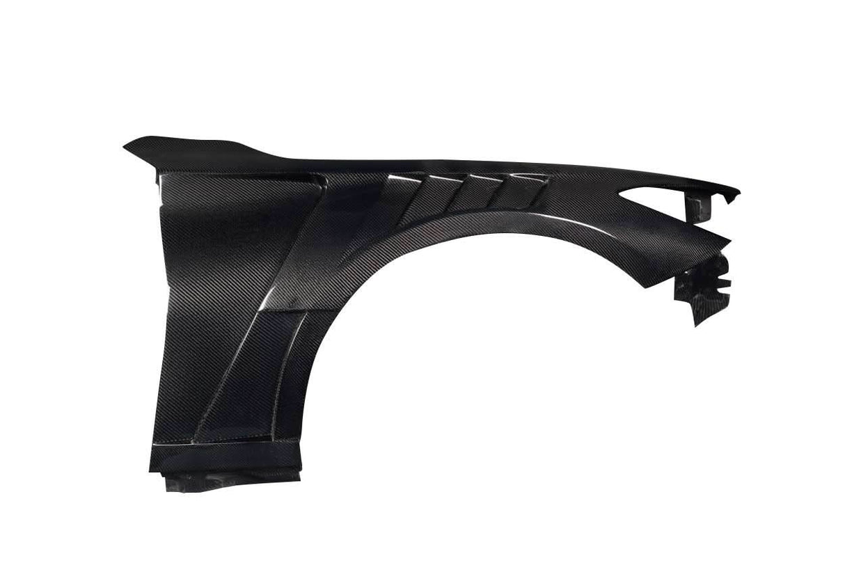 2017-2022 Infiniti Q60 Koya Style Front Fenders - Carbon Fiber