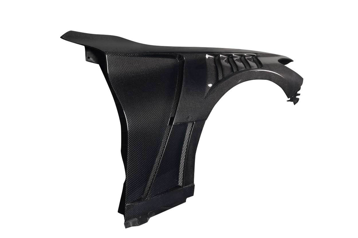2017-2022 Infiniti Q60 Koya Style Front Fenders - Carbon Fiber