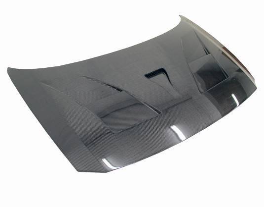 2011-2016 Honda CRZ Hatchback AMS Style Carbon Fiber Black Hood