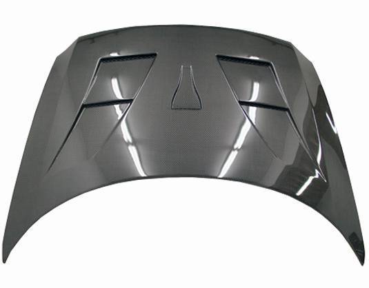 2011-2016 Honda CRZ Hatchback AMS Style Carbon Fiber Black Hood