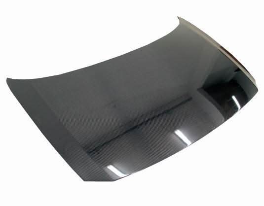 2011-2016 Honda CRZ Hatchback OEM Style Carbon Fiber Black Hood