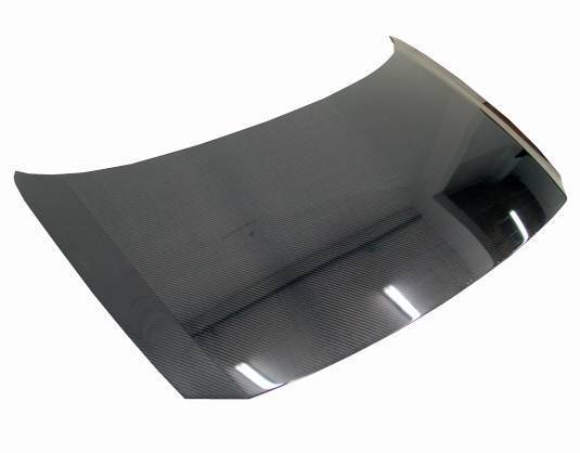2011-2016 Honda CRZ Hatchback OEM Style Carbon Fiber Black Hood