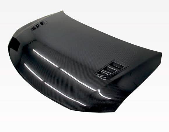 2011-2013 Scion TC 2 doors RR Style Carbon Fiber Black Hood