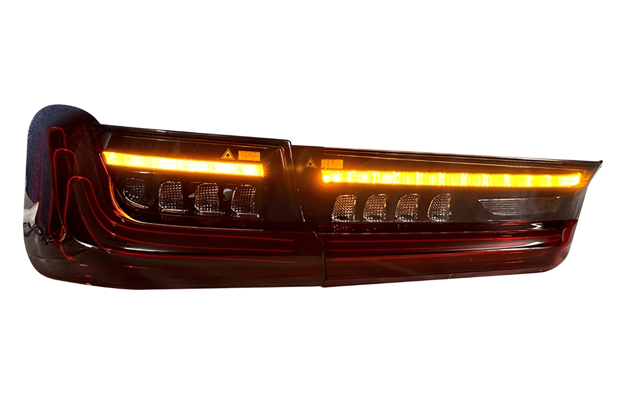 BMW 3 Series G20 G28 Red and Smoked CSL Style Laser Tail Lights (2019-2024) - K2 Industries