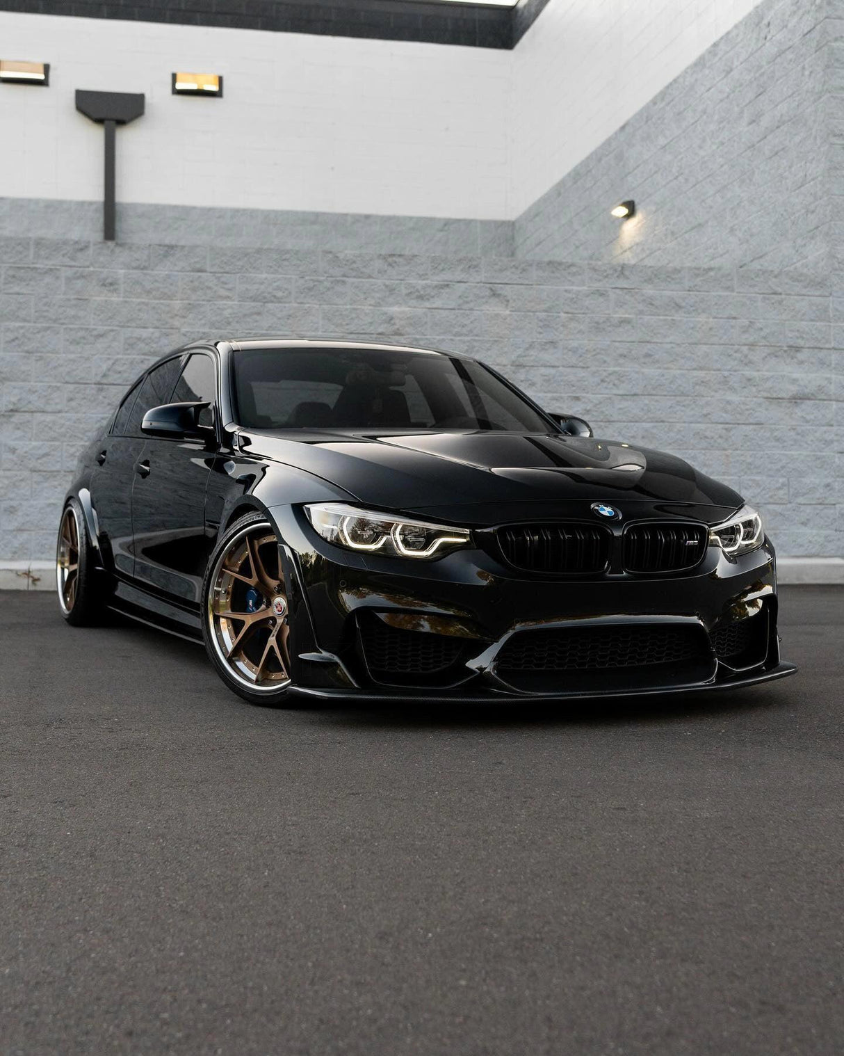 BMW 3 Series F80 M3 F82 F83 M4 Laptor Style Carbon Fiber Front Lip (2015 - 2021) - K2 Industries