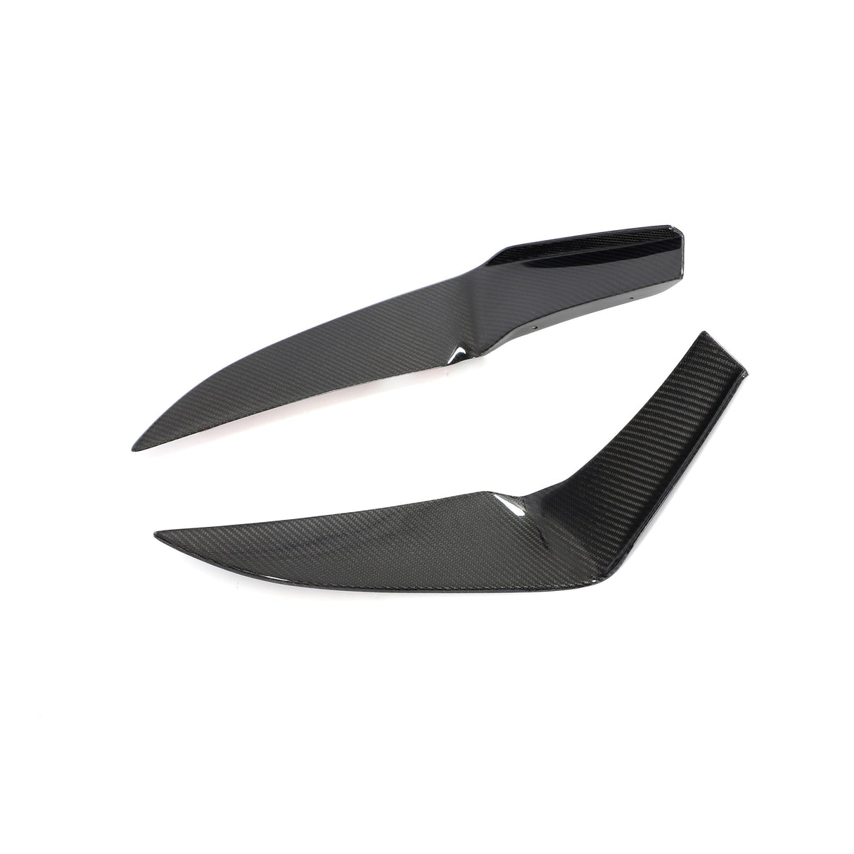 2010-2025 Chevy Camaro 1LE Canards Track Package Double Sided Gloss Carbon Fiber