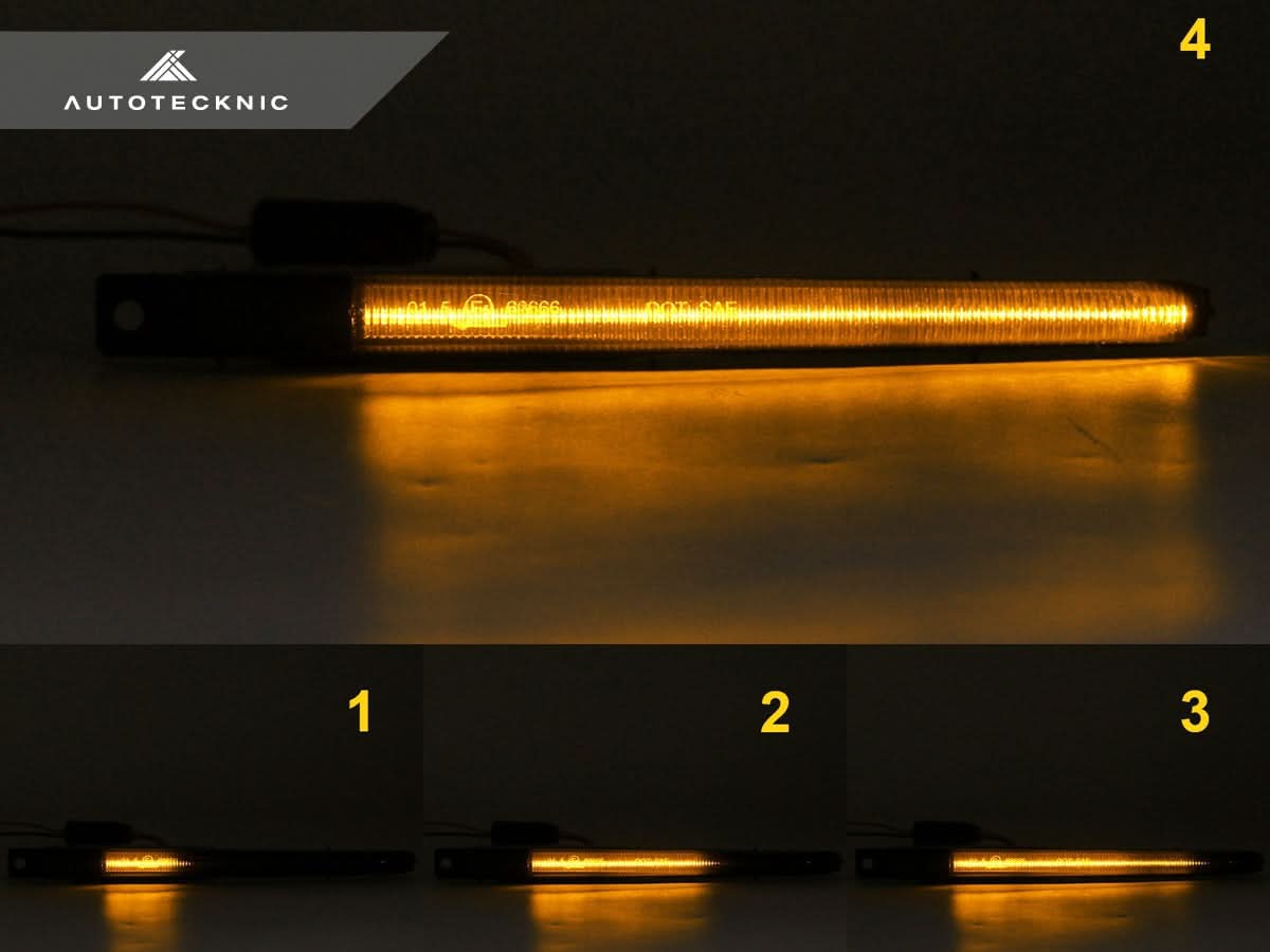 AutoTecknic Tinted Sequential LED Fender Turn Signal Set - F10 M5