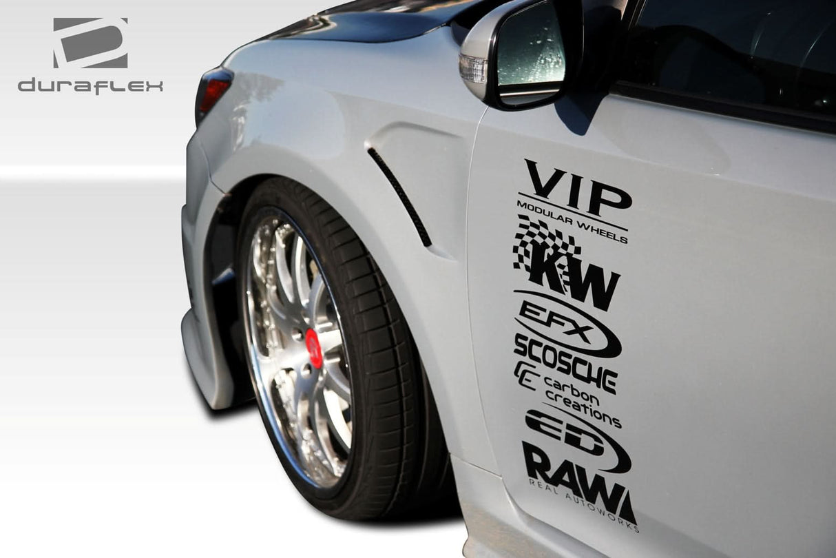 2011-2015 Scion tC GT Concept Style Fenders - 2 Piece - FRP