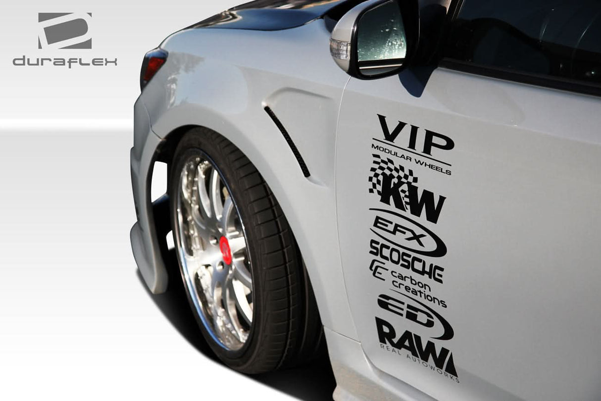 2011-2015 Scion tC GT Concept Style Fenders - 2 Piece - FRP