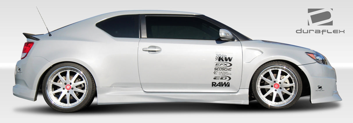2011-2015 Scion tC GT Concept Style Side Skirts - 2 Piece - FRP