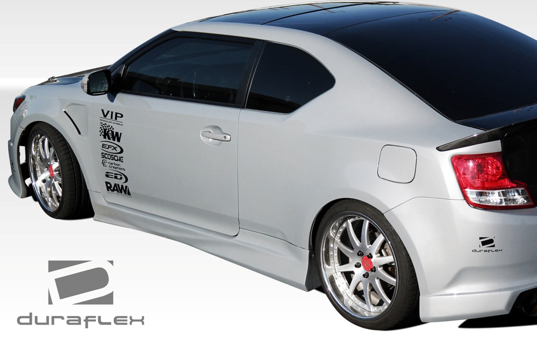 2011-2015 Scion tC GT Concept Style Side Skirts - 2 Piece - FRP