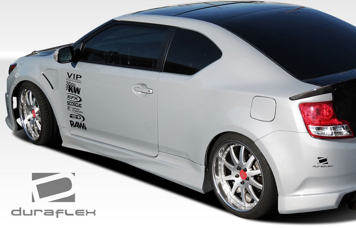 2011-2015 Scion tC GT Concept Style Side Skirts - 2 Piece - FRP