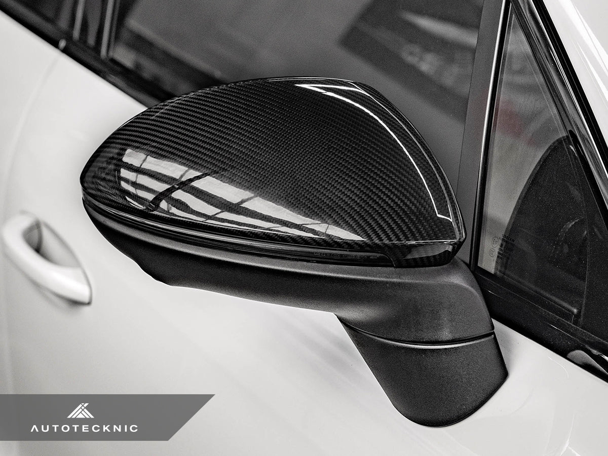AutoTecknic Replacement Dry Carbon Mirror Covers - Porsche 9Y0 Cayenne