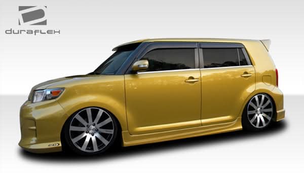 2008-2015 Scion xB Atlas Style Side Skirts Rocker Panels - FRP