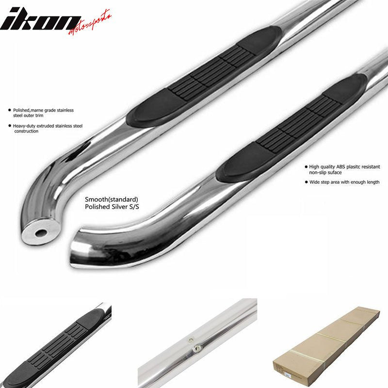 07-21 Toyota Tundra Double Cab Round Nerf Bars Side Step Running Board