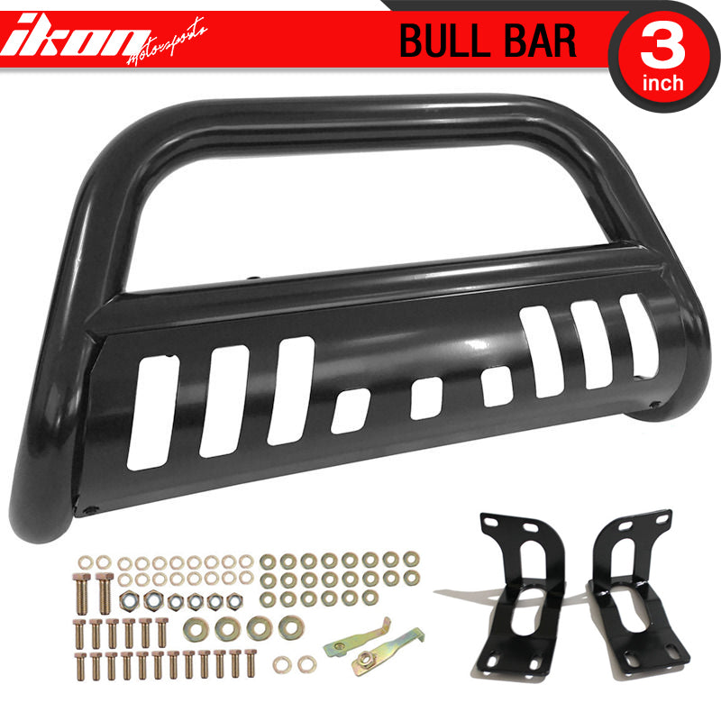 2008-2010 Ford F250 F350 F450 F550 Super Duty 3" Black Bull Bar Steel