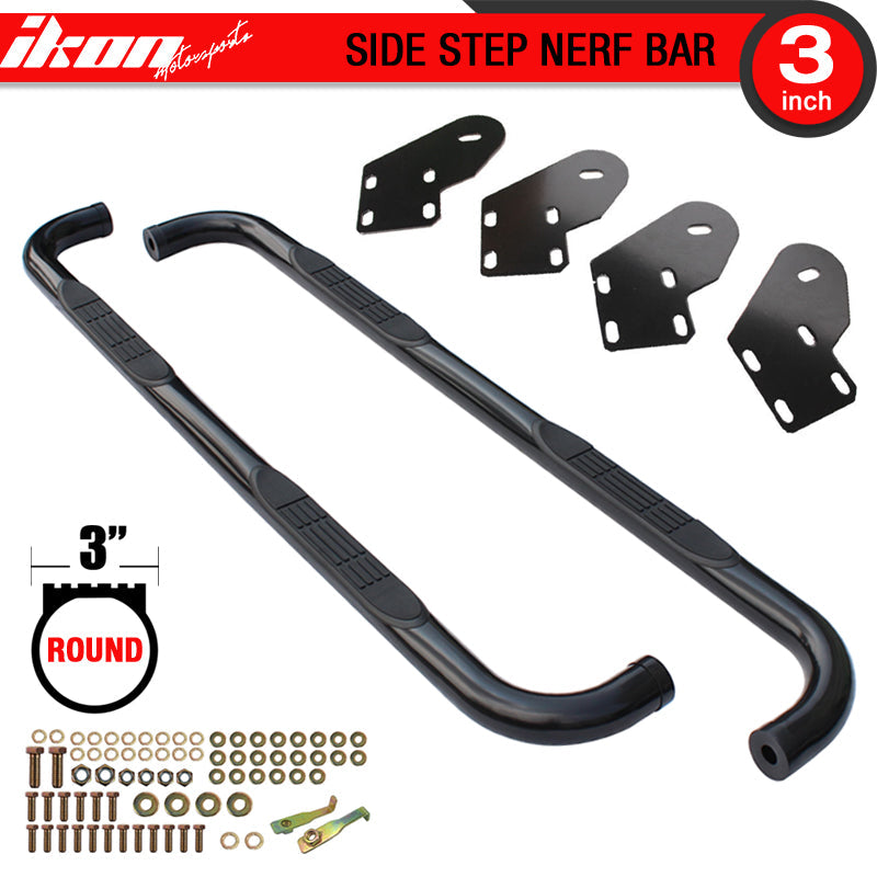 1999-2016 Ford F250 F350 F450 Cab Pickup 3in Steel Side Steps