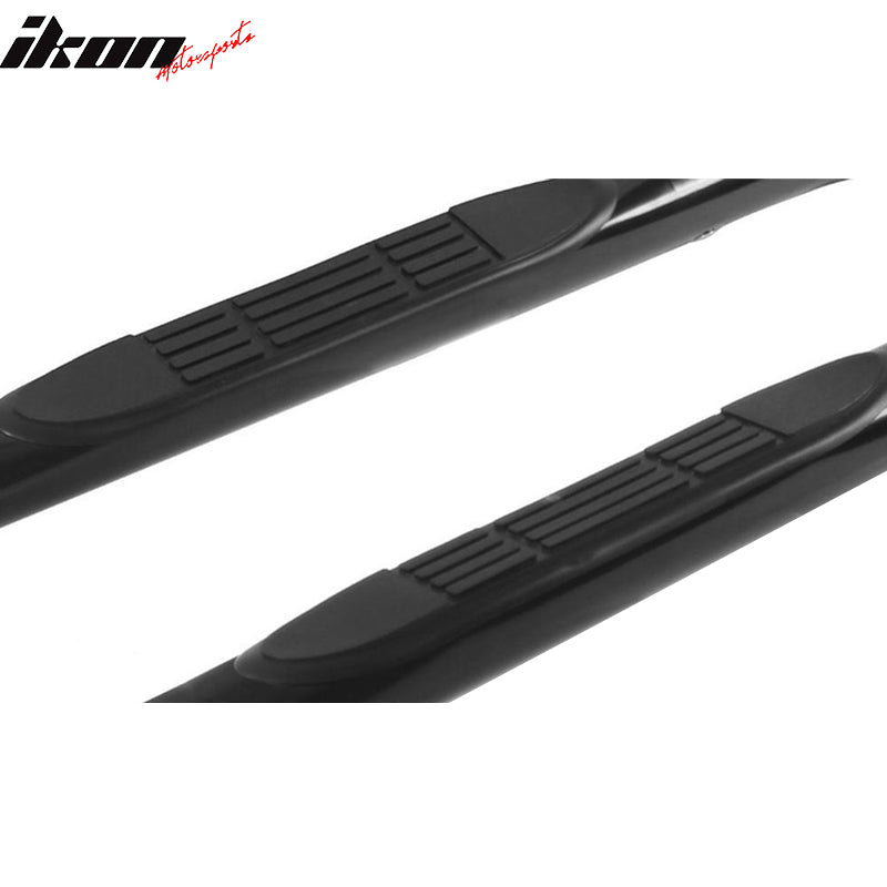 2009-2014 Dodge Journey 3" Round Hole Side Steps Bars Running Boards