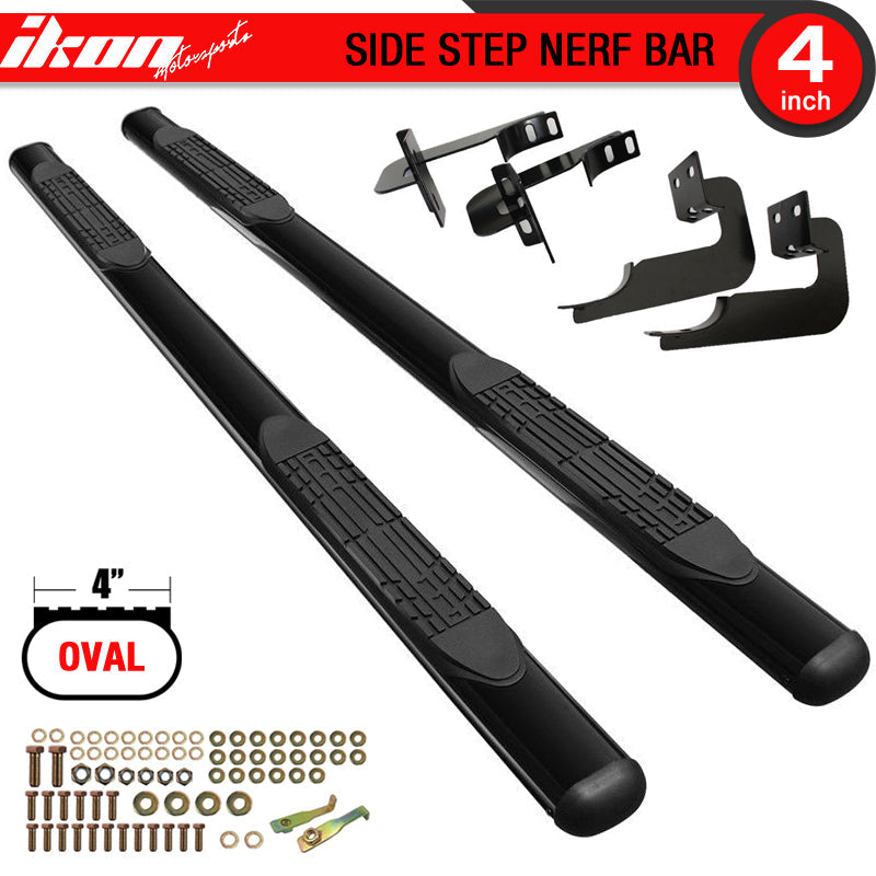 2015-2022 Ford F150 Super Cab 4in Steel Side Step Bar Running Board