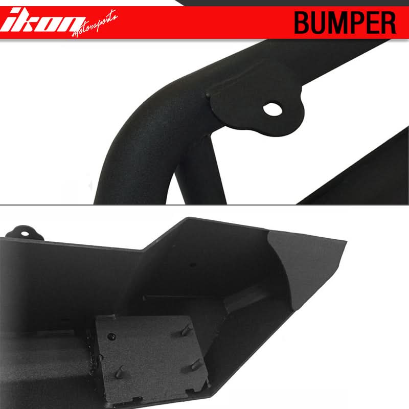 2007-2017 Jeep Wrangler Front Bumper Guard Hood Grill Stainless