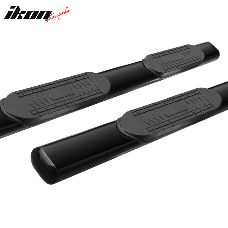 Fits 99-18 Sierra Silverado Crew Cab 5" Running Boards Side Step Bar