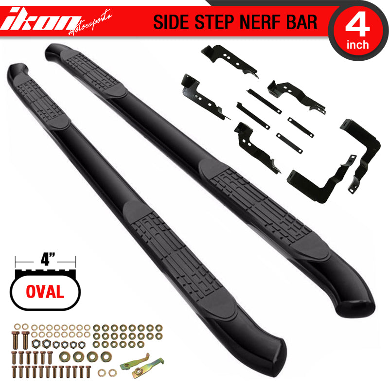 1999-2018 Silverado Nerf Bars Side Step Bars Running Boards Steel T304