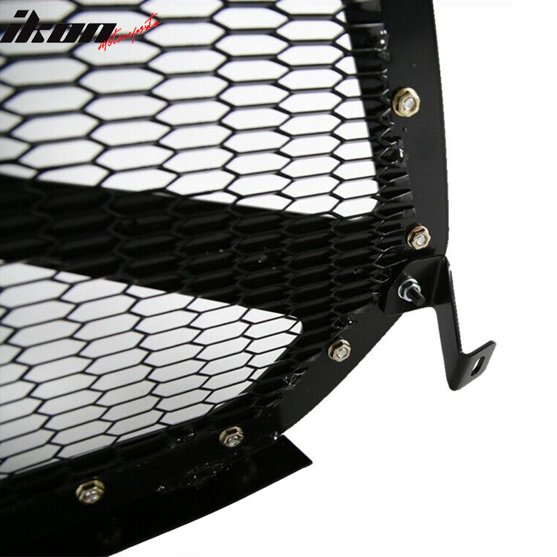 Fits 15-22 Ford F-150 Black Front Bumper Mesh Grille Guards