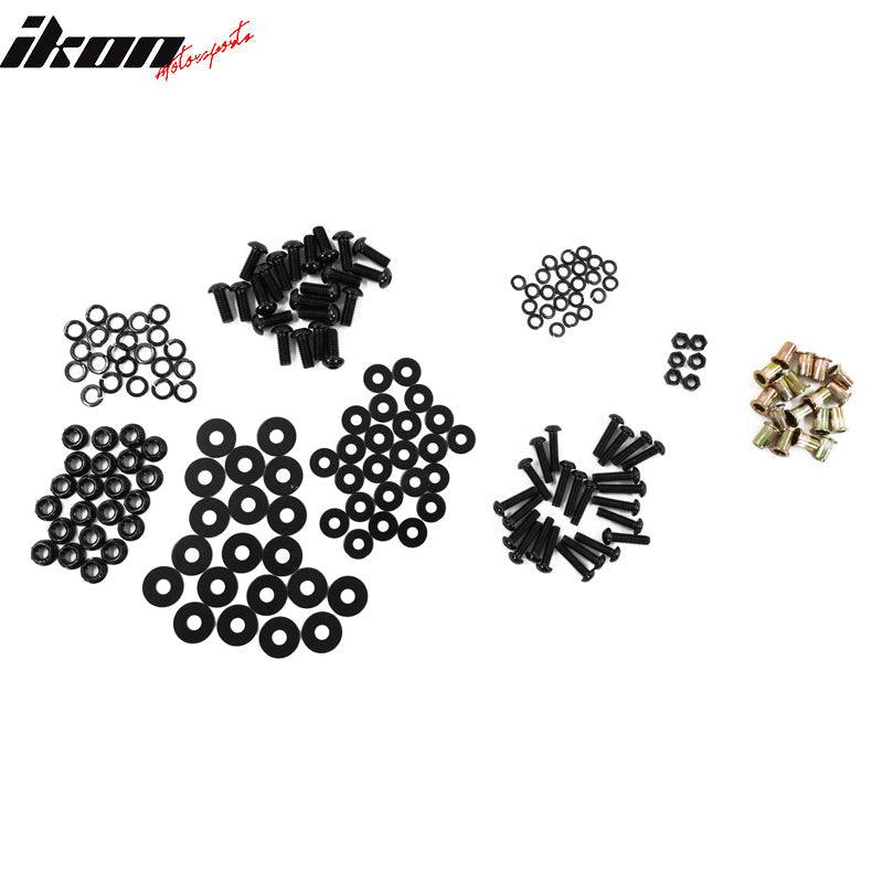 2018-2023 Jeep Wrangler JL Flat Black Side Fender Flare Iron Steel 4PC