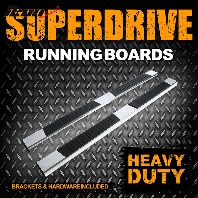 2019-2022 Silverado Sierra 1500 Double Extended Cab 6" Running Board