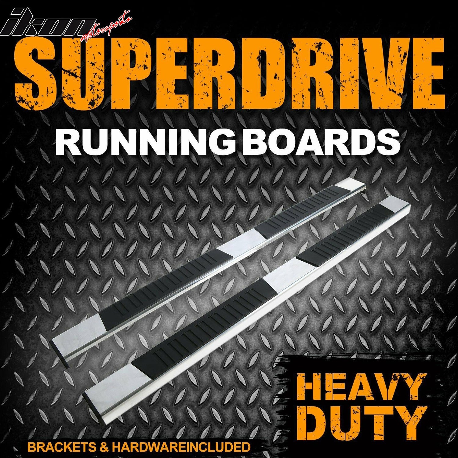 2015-2022 Ford F150 Crew Cab 6" Running Boards Side Step Bar