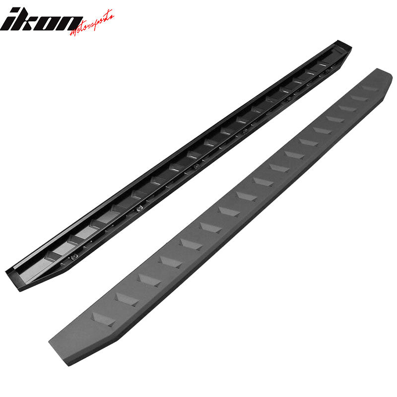 2007-2018 Chevy Silverado GMC Sierra Crew Cab Black 5" Running Board