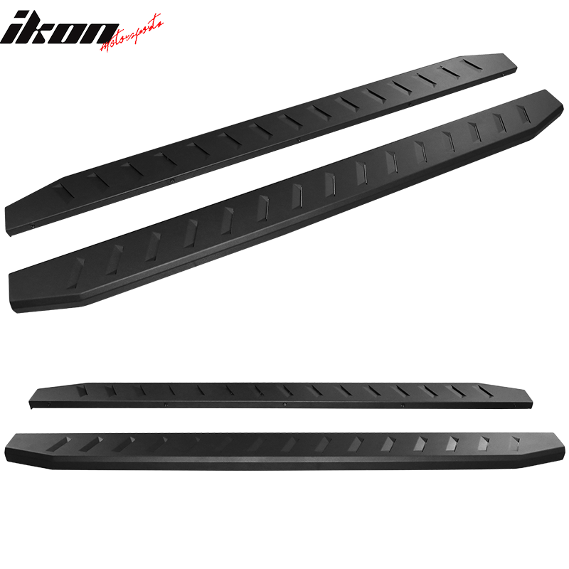 2009-2014 Ford F-150 R Style Side Step Bar Running Boards Iron Steel