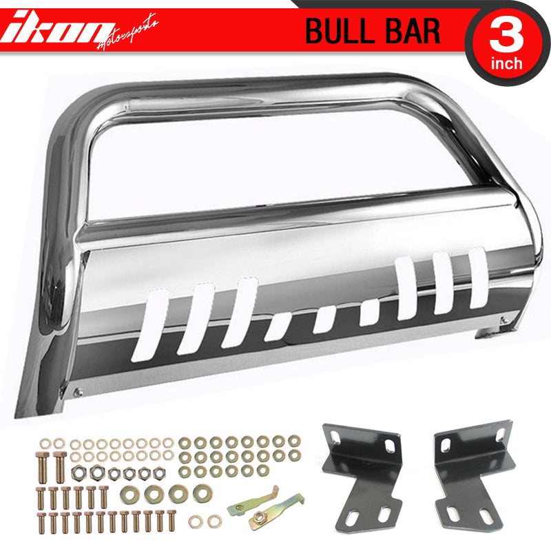 2015-2017 Chevy Colorado Stainless Steel Chrome Bull Bar Grille Guard