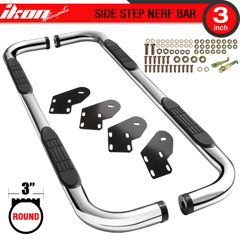 1999-2016 Ford F250 F350 F450 Cab Pickup 3in Steel Side Steps