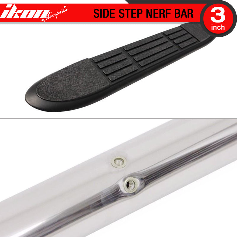 Fits 01-06 Explorer Sport Trac 3'' Side Step Bars Running Boards