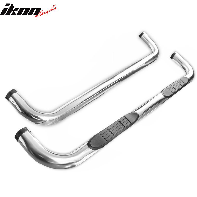 2019-2023 Ram 1500 Crew Cab 3In Side Steps Nerf Bars Running Boards