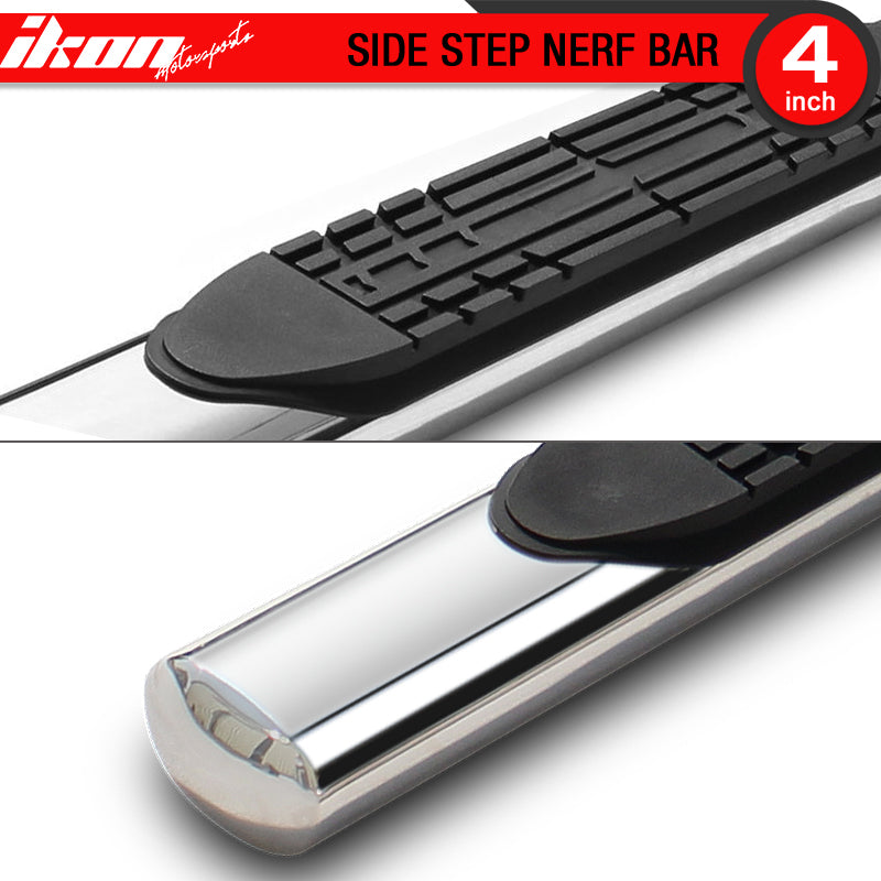 2015-2022 Ford F150 Super Cab 4in Steel Side Step Bar Running Board