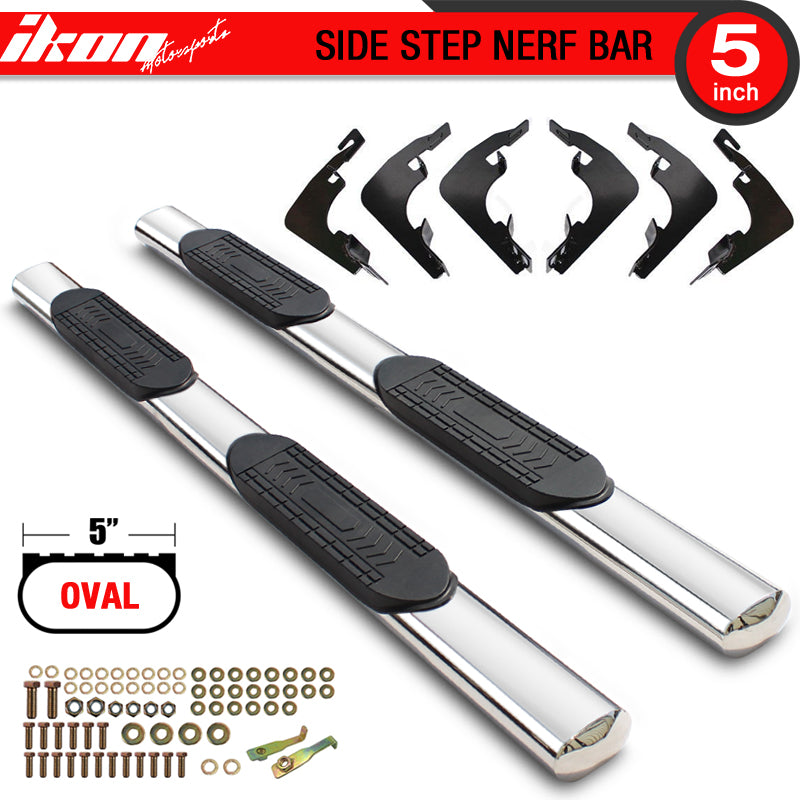 2015-2022 Colorado/Canyon Extended Cab 5" Oval Running Board Stainless