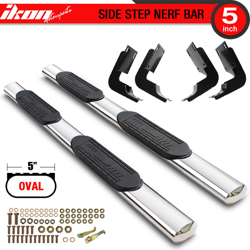 1999-2016 F250 350 450 Extended Cab 5" Step Running Boards Stainless