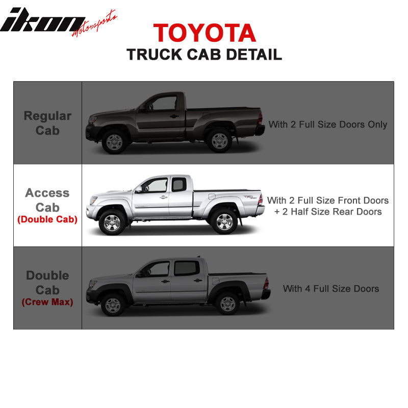 2007-2021 Toyota Tundra Double Cab 5" Oval Running Boards Stainless