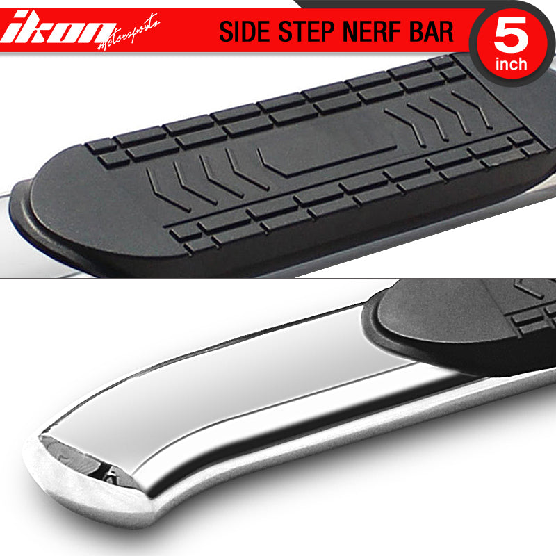 Fits 99-16 F250 F350 Super Cab 5in SS Steel Side Steps Bar