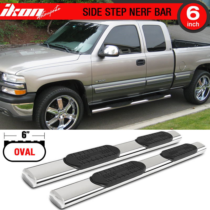 1999-2013Â Chevy Silverado & GMC Sierra Extended Cab 6" Running Boards