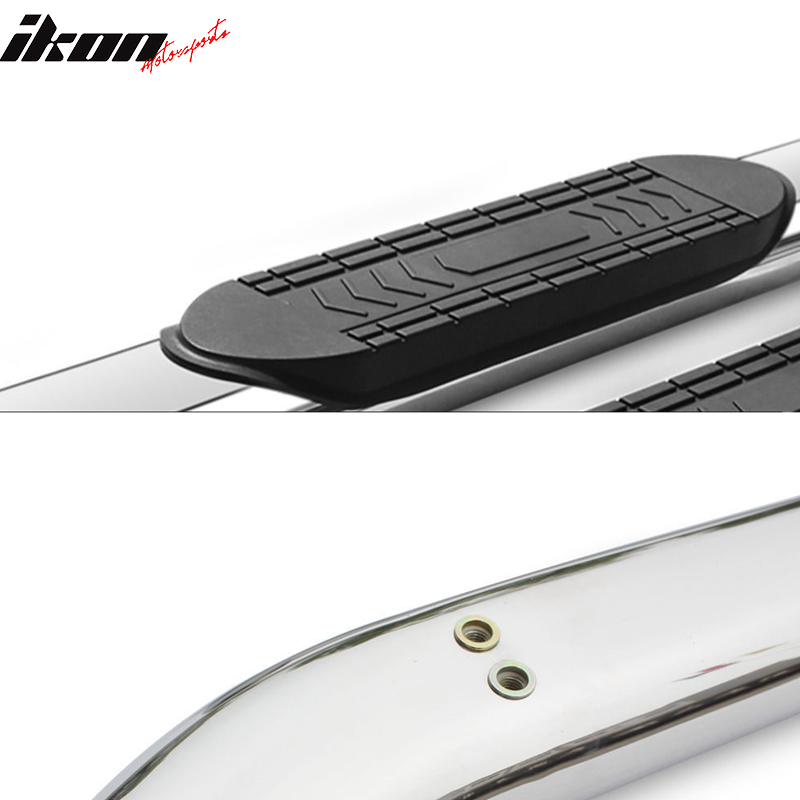 2004-2008 Ford F150 6" Stainless Steel Bars Side Rails Running Boards