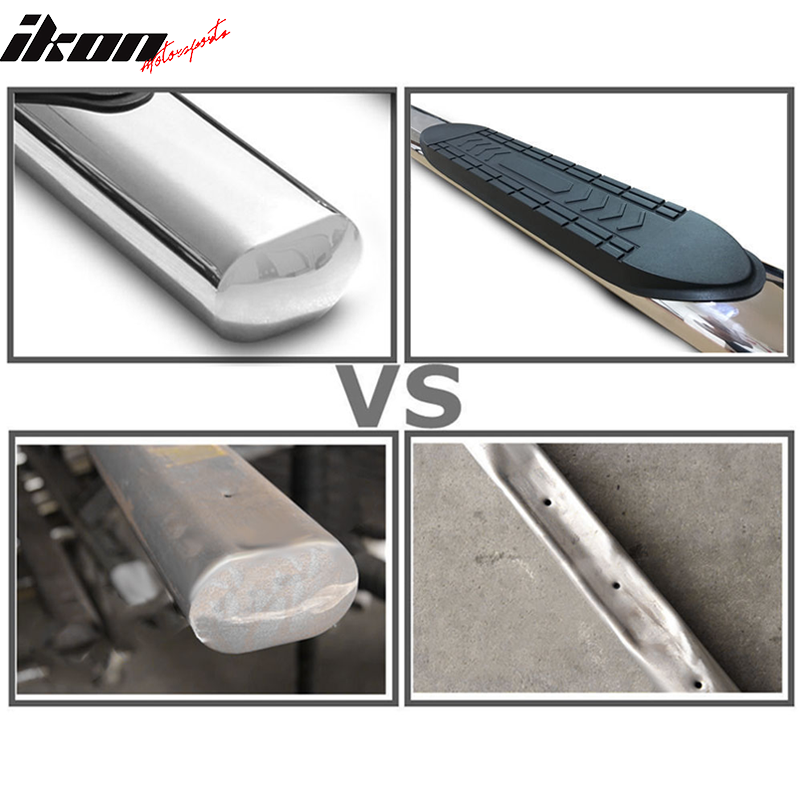 2004-2008 Ford F150 6" Stainless Steel Bars Side Rails Running Boards