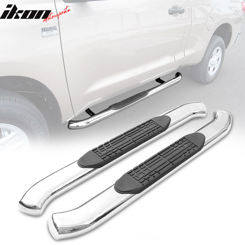 2007-2021 Toyota Tundra Regular Cab 4" Step Running Boards Stainless